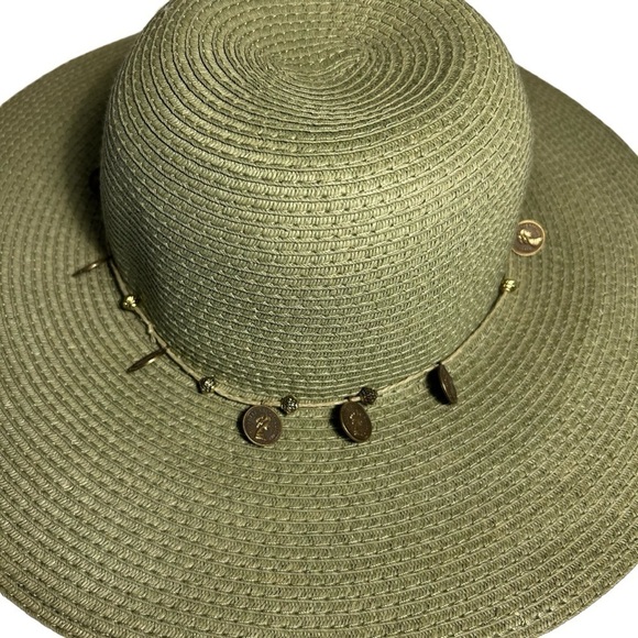 Broner Calypso Wide Brim Sunshade Floppy Embellishished Hat - Picture 7 of 12